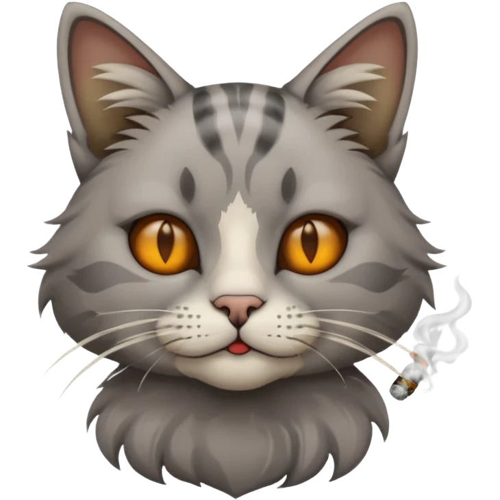 cat smoking marijuana emoji