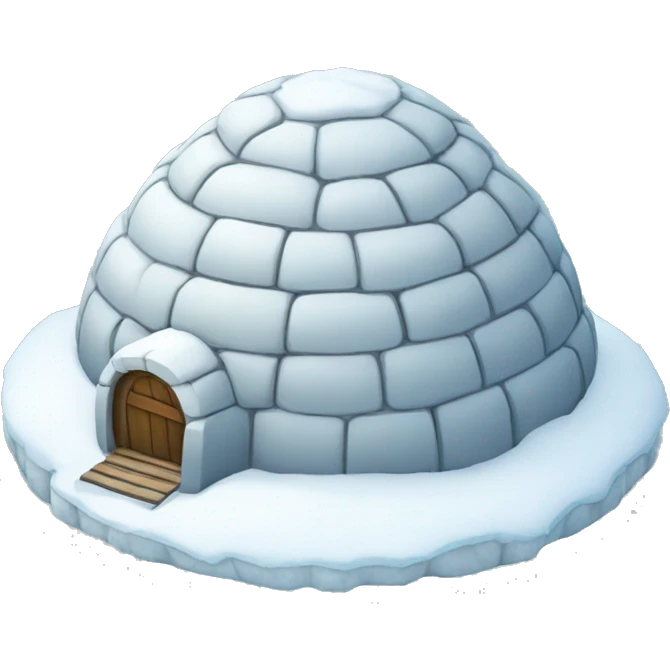 large igloo emoji