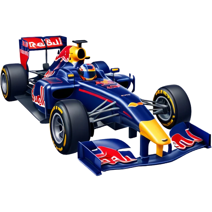 a 2010 Red Bull Formula 1 car emoji