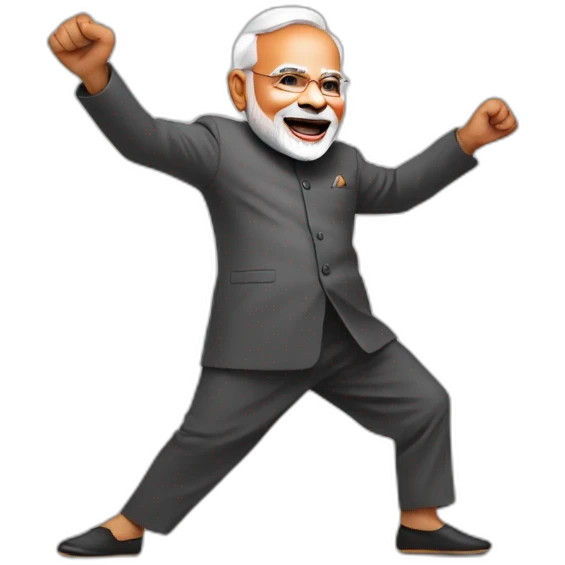 Modi dancing emoji