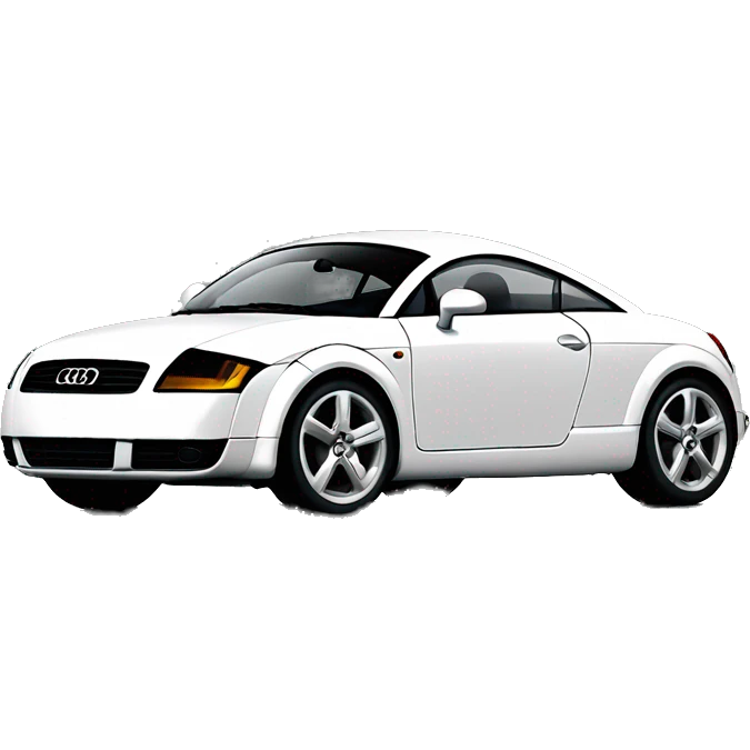 Audi TT 8n in black emoji