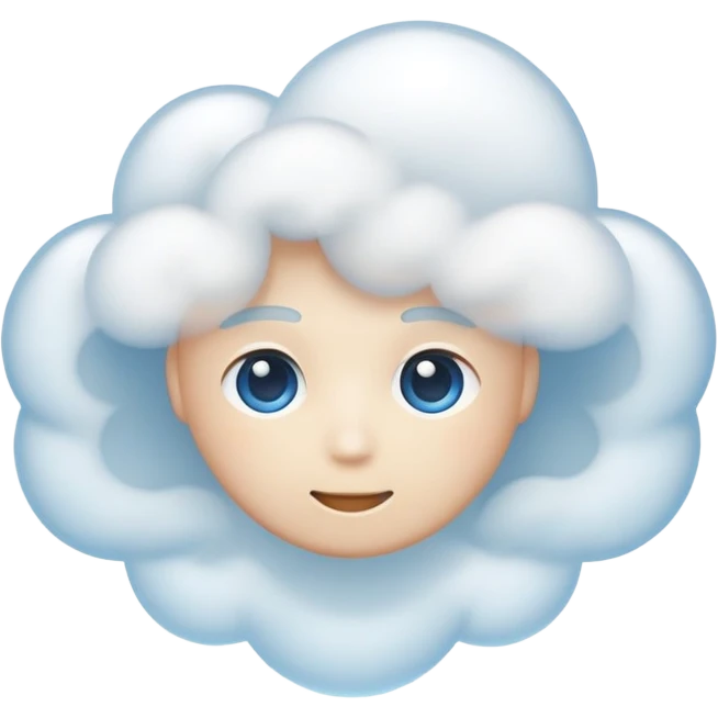 Human cloud emoji