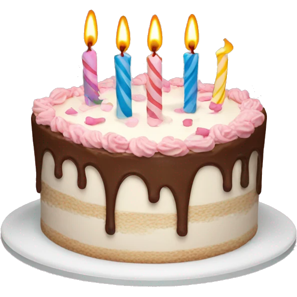Birthday cake emoji