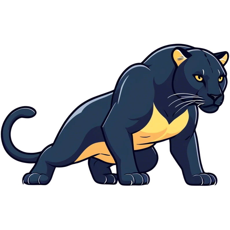 Black panther  emoji