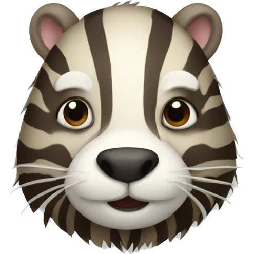 zebra beaver emoji