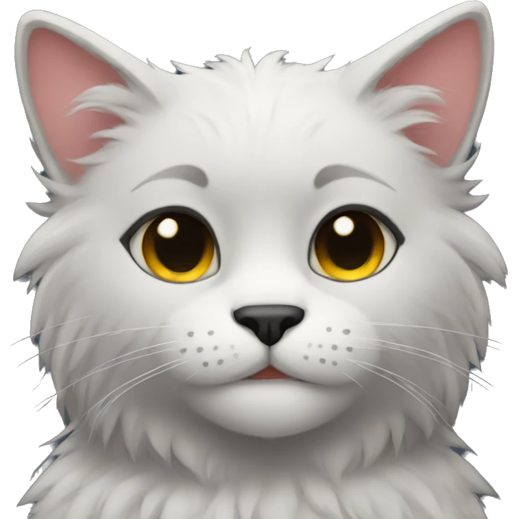 black furry anthro cat emoji