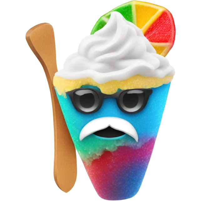 Shave ice emoji