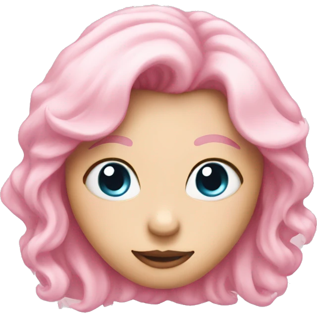 Pink pale heart emoji