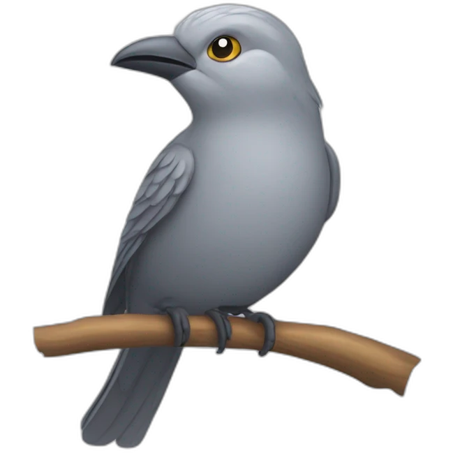 grey bird emoji