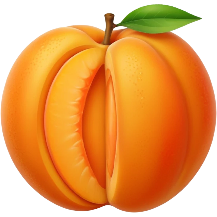 cutted appricot emoji