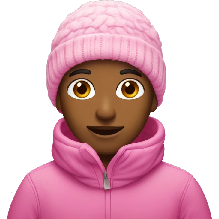 pink winter emojis  emoji