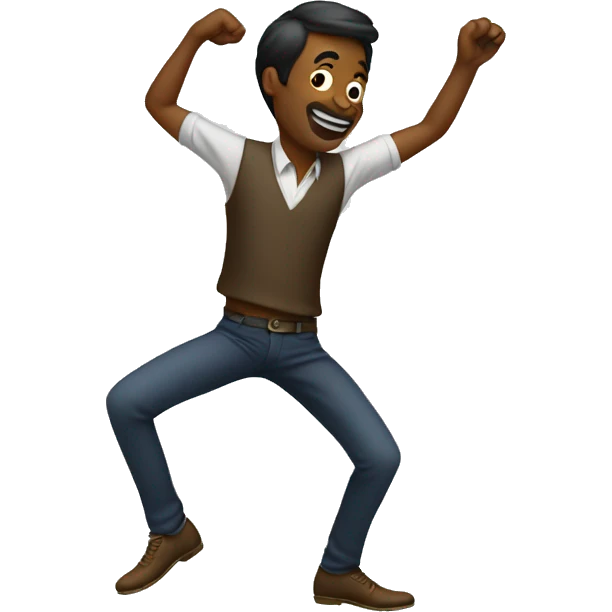Dancing man emoji