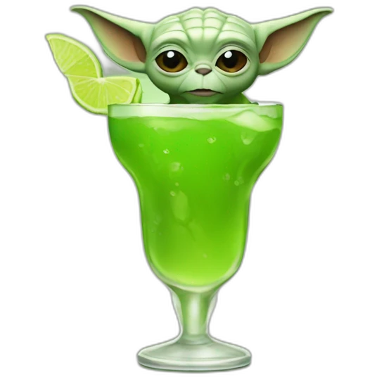 yoda drink bear emoji