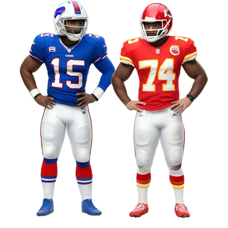Buffalo Bill vs Cheifs emoji