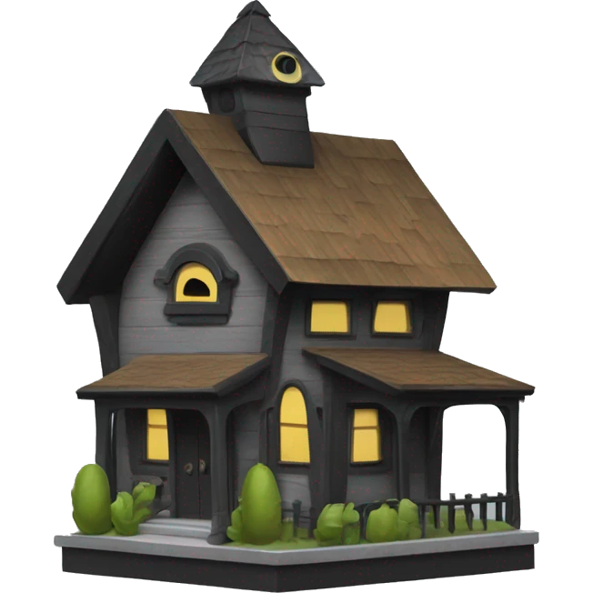 Addams car birdhouse  emoji