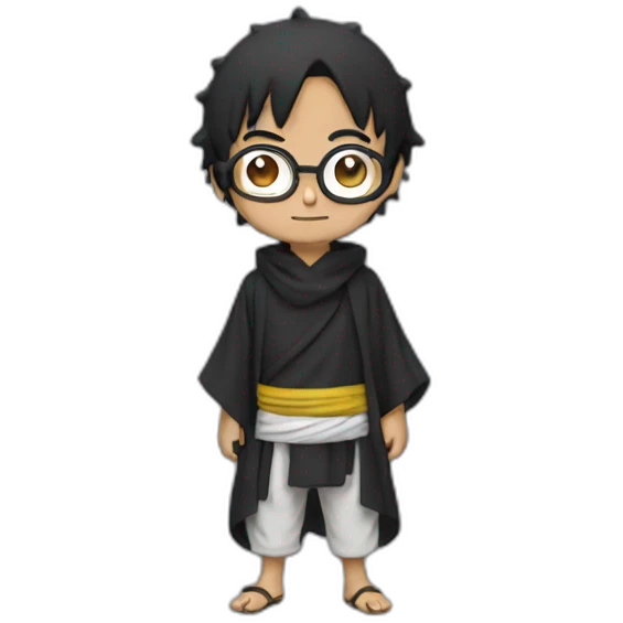 Luffy muslim blackglasse emoji
