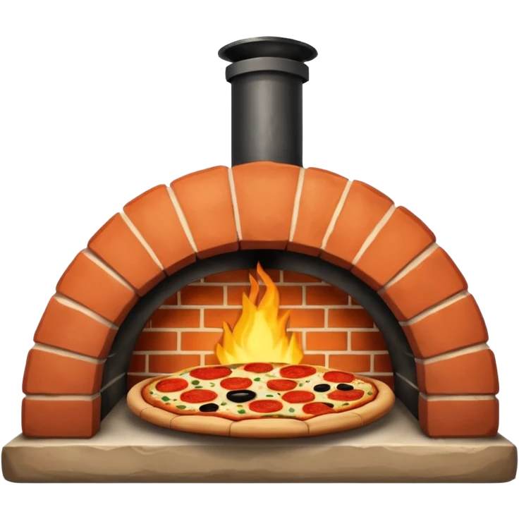 Coal fire Pizza oven emoji
