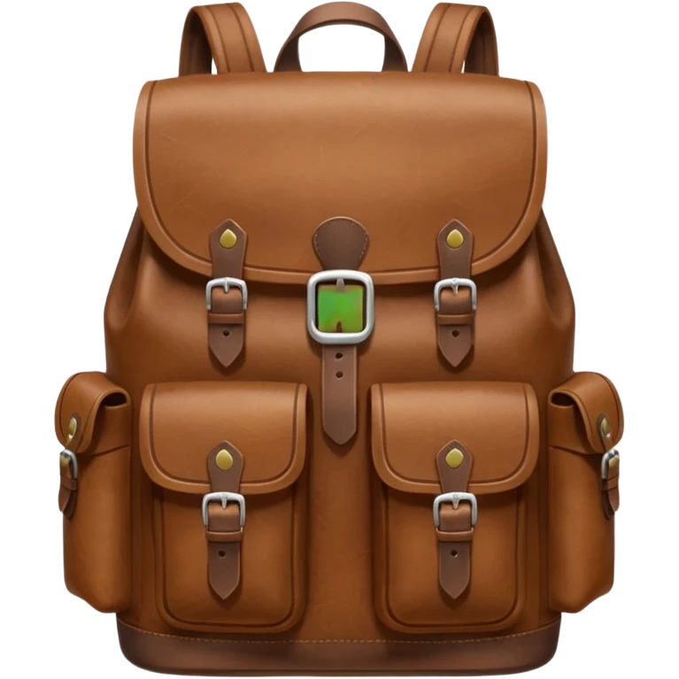 leather backpack emoji