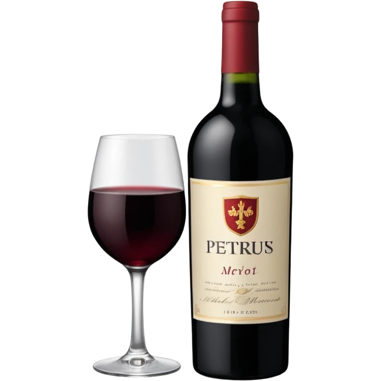can you create an emoji for a very rare merlot (Petrus 1992) emoji