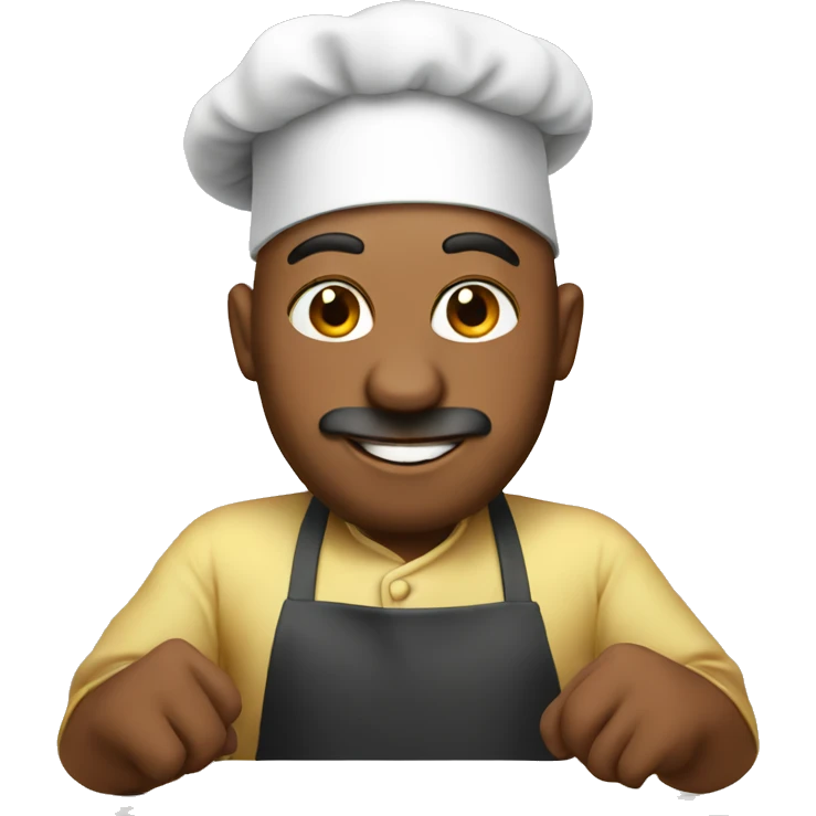 3 chef who cooking emoji