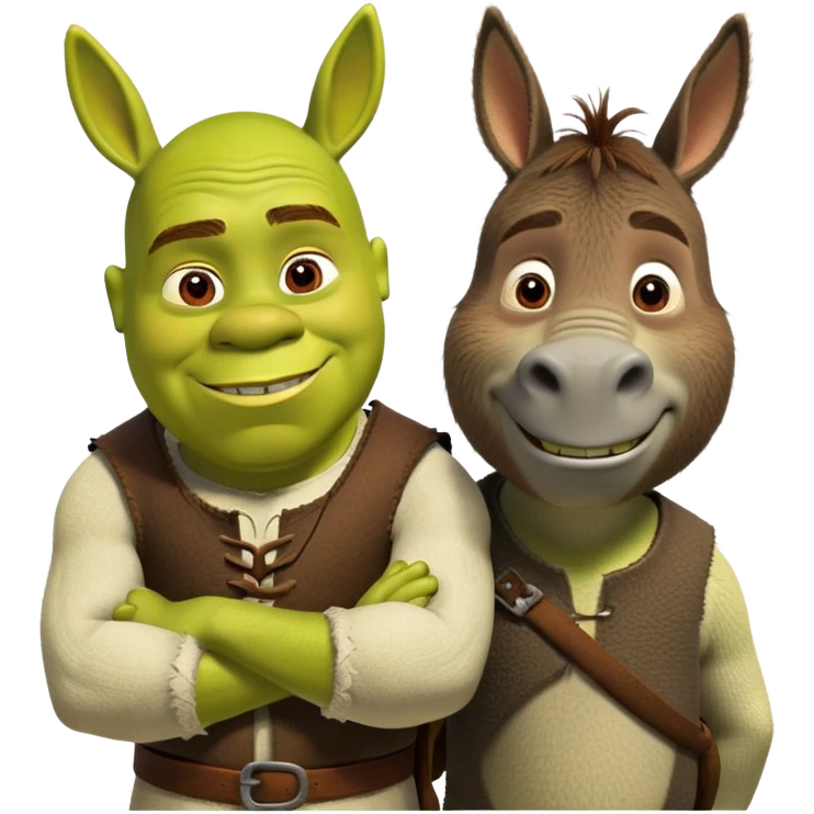 Shrek donkey emoji emoji