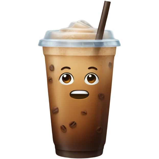 Iced coffee emoji