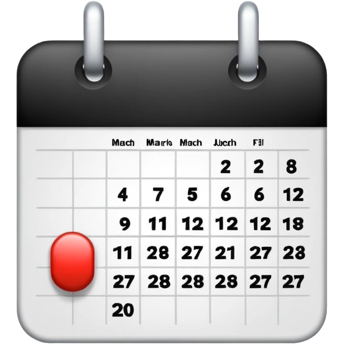 fecha 1 de marzo emoji