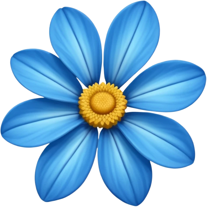 Flor azul en base a esta 🌸 emoji