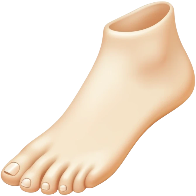 elegant foot emoji