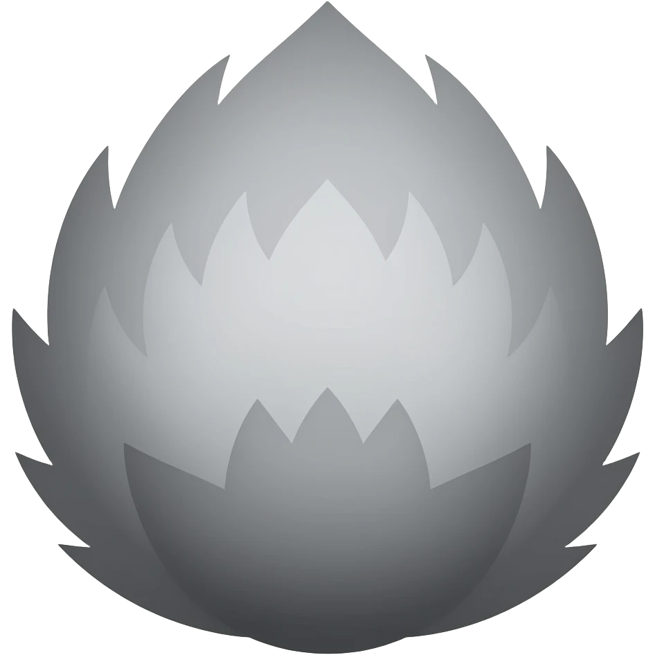 Gray rabbit tail emoji