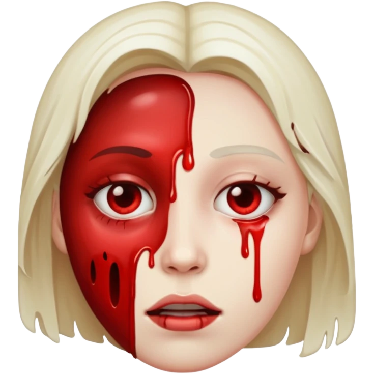 Cara de sangre emoji