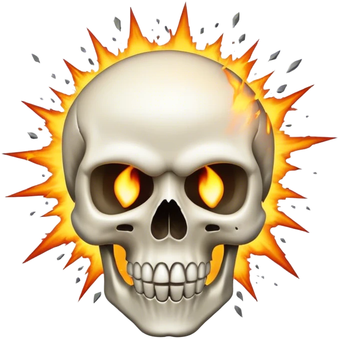 exploding skull emoji