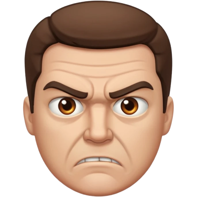 white angry man eyes looking right

 emoji