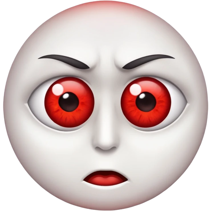 Bloodshot eyes emoji