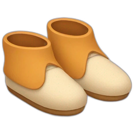 mini chaussons emoji