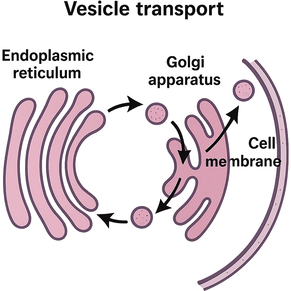 transport über vesikel emoji