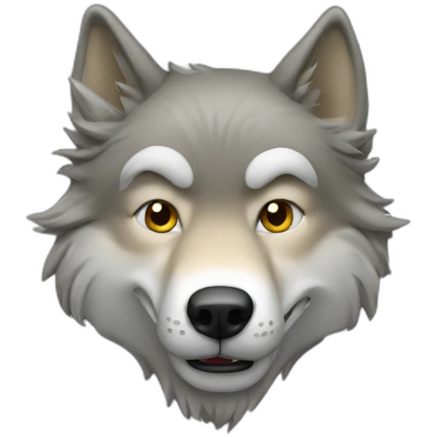 Donald Trump as wolf emoji