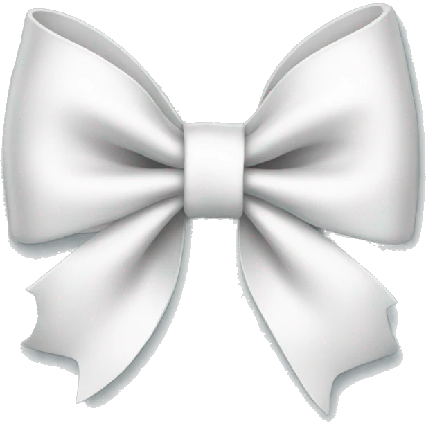 white bow emoji