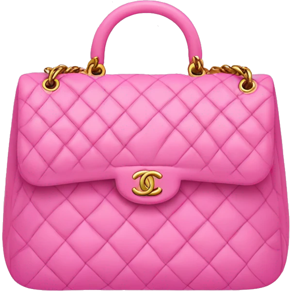 Pink Chanel bag emoji