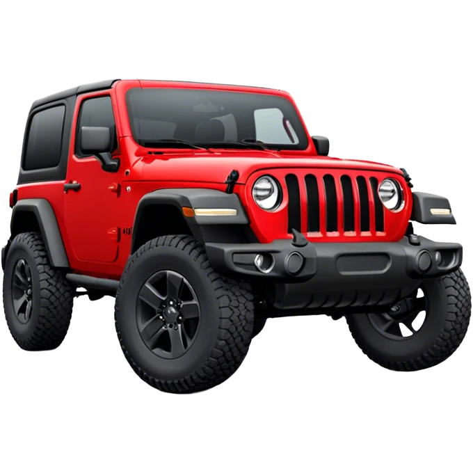 Jeep Wrangler - Jeep (Model Year: 2022) (Iconic colour: Red) emoji