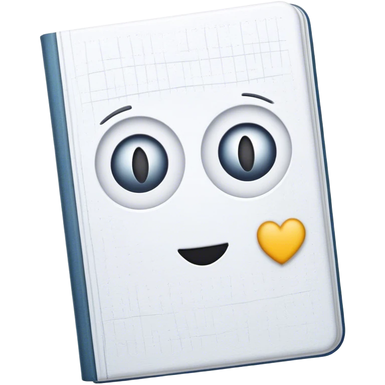 journal white  emoji