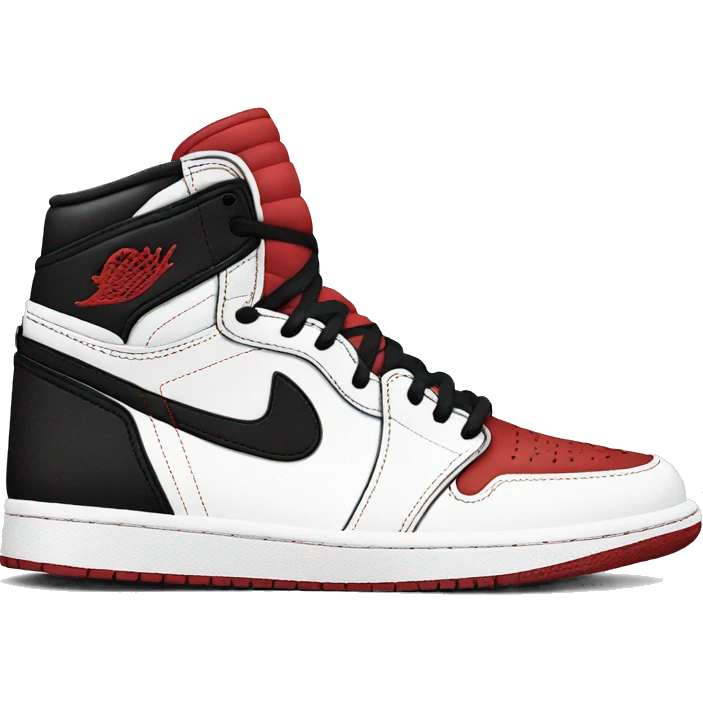 Jordan 1 white emoji