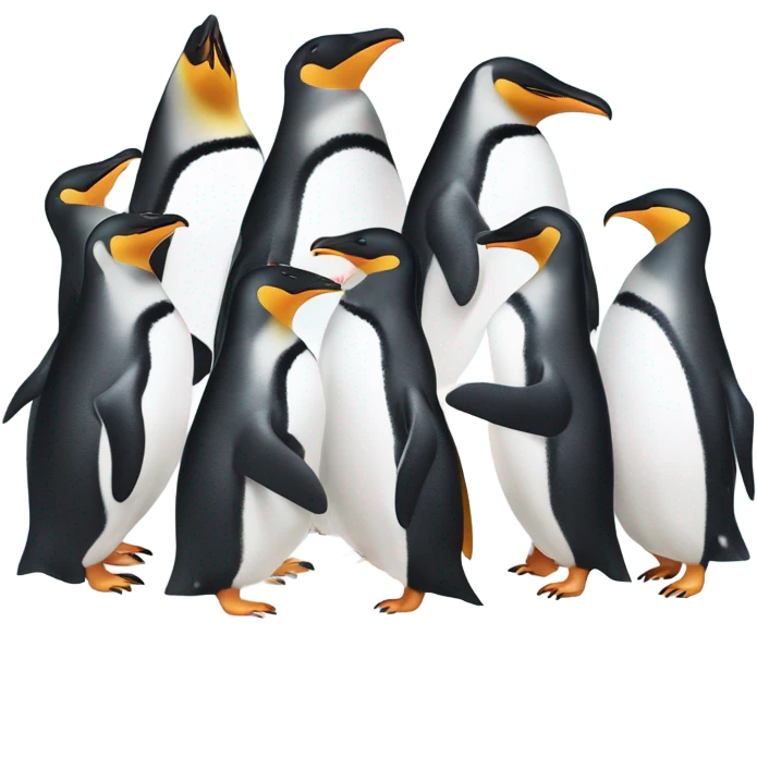 Penguin football emoji