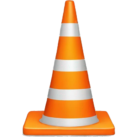 Traffic cone emoji