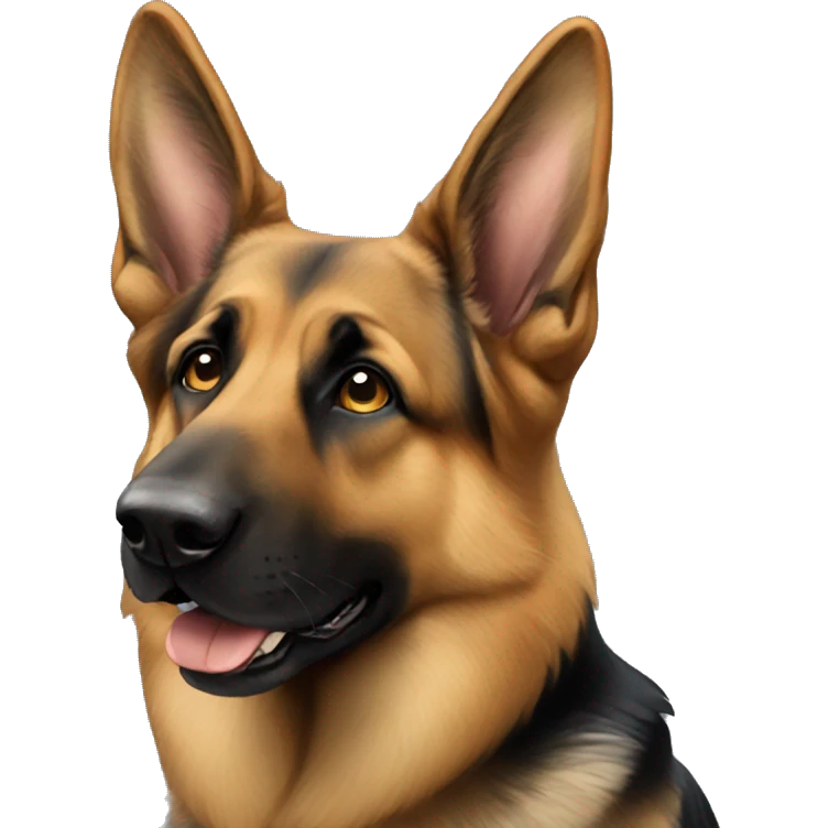 German shepherd  emoji