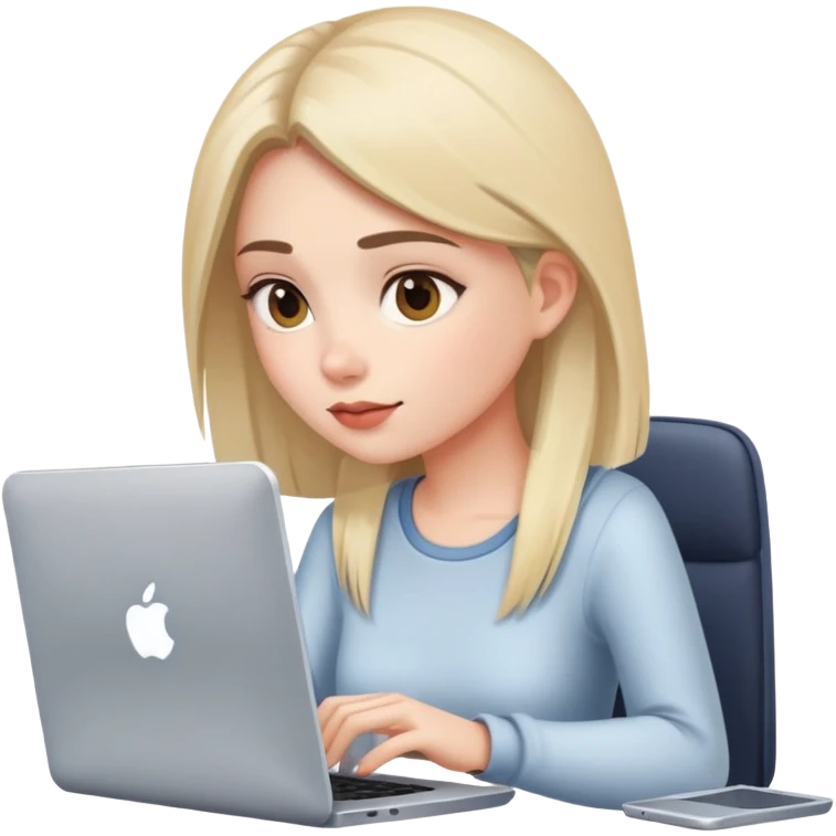 Can u do this girl online shopping on a computer  emoji