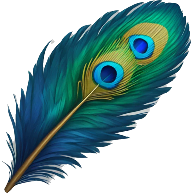 Peacock  feather  emoji