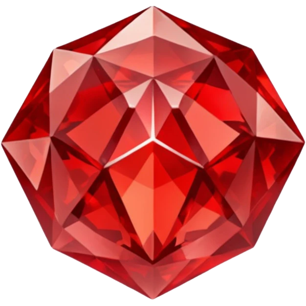 Red crystal group emoji