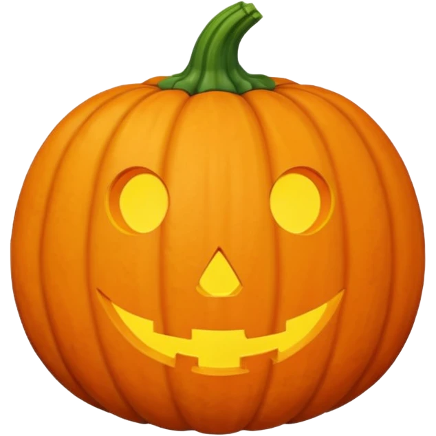 Plain pumpkin emoji