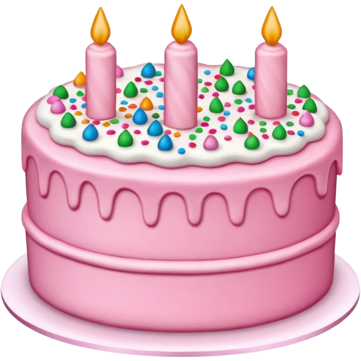 pink cake emoji
